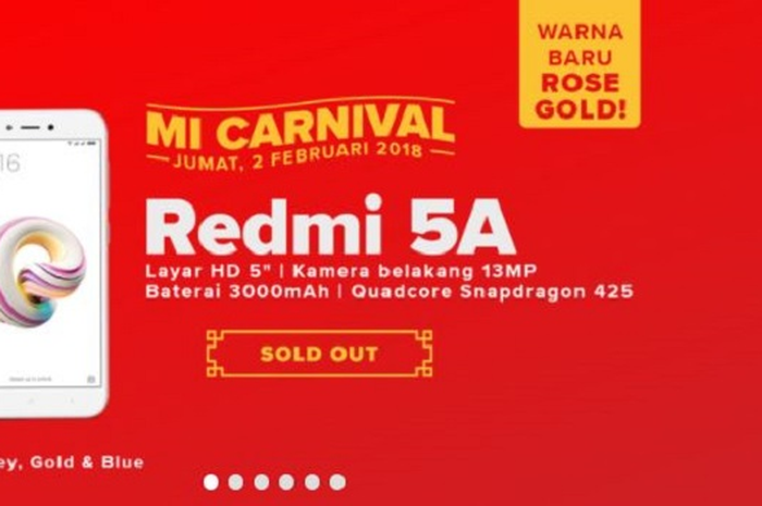 Flash sale Xiaomi hanya 4 menit
