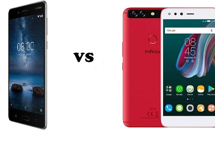 Perbandingan Nokia 8 Vs Infinix Zero 5