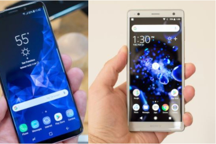 Samsung Galaxy S9 vs Sony Xperia XZ2