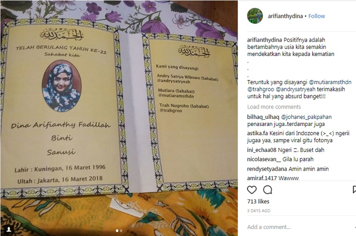 Katu ulang tahun dengan desain yang tidak biasa, membuat netizen ngeri alih-alih memberi ucapan selamat.