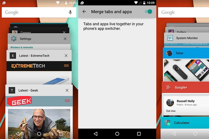 Tab pada Google Chrome