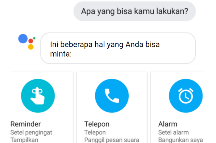 kemampuan Asisten Google