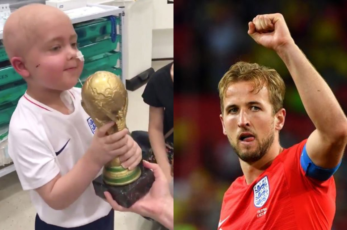 Harry Kane telah melelehkan hati di seluruh negeri dengan penghargaannya yang menyentuh pada seorang anak kecil yang berjuang melawan tumor otak.