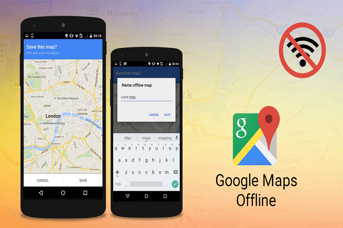 Google maps offline