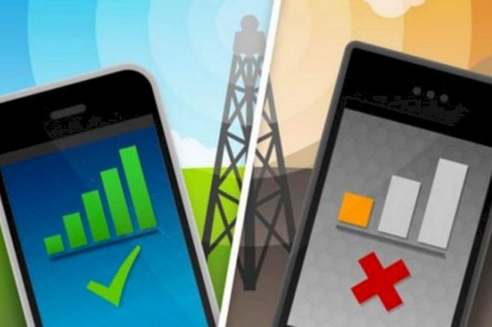 Ilustrasi sinyal smartphone