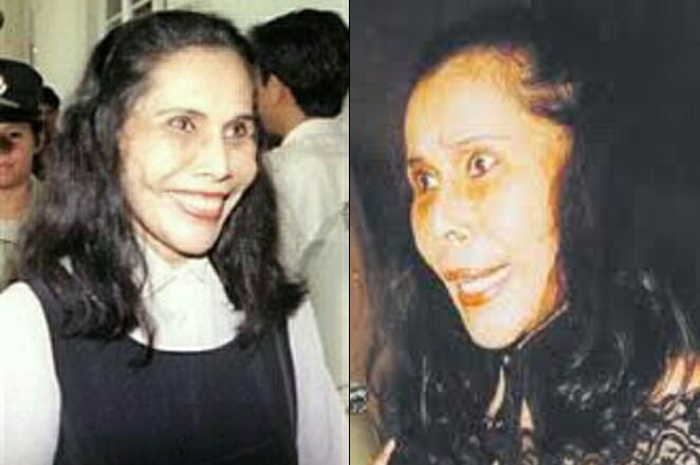 Mona Fandey dengan senyum mengerikannya.