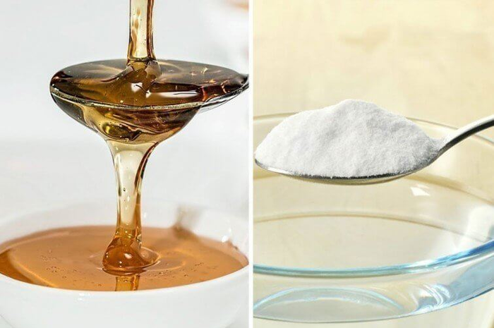 Coba cuci wajah pakai campuran baking soda dan madu, perubahan ini terjadi pada wajah seorang wanita yang bikin dia puas.