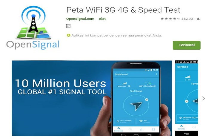 Aplikasi Open Signal