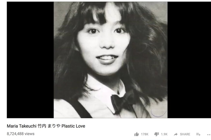 YouTube Mariya Takeuchi - Plastic Love