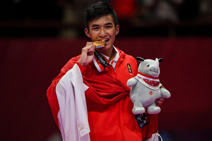 Rifki Ardiansyah  raih medali emas di Asian Games 2018
