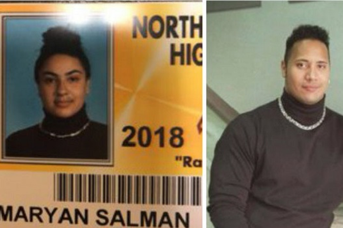 Foto kartu pelajar di North Farmington High School