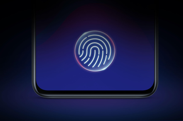 Vivo V11 Pro dengan fitur fingerprint di layar