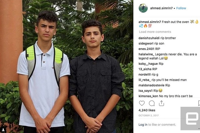 Orang pura-pura mati di Instagram.