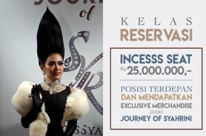 Syahrini tengah menggelar konser perayaan 10 tahun berkarir bertajuk Journey of Syahrini 10 Tahun Jambul Khatulistiwa.

