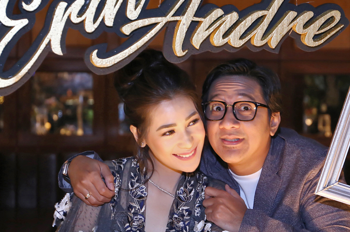 Andre Taulany dan istrinya, Erin