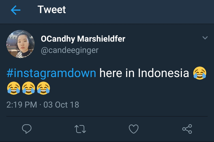 Instagram down hari ini
