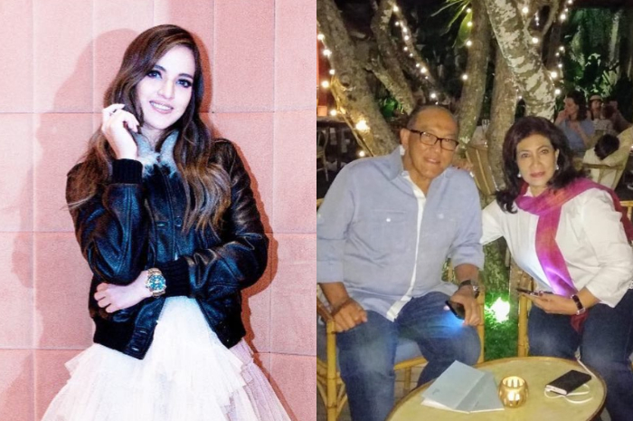Nia Ramadhani dan Sang Mertua, Aburizal Bakrie bersama sang istri.