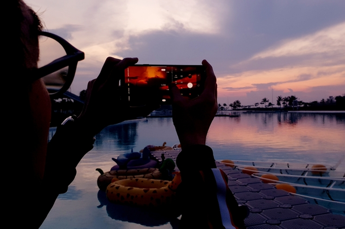 Galaxy Note9 - memotret sunset