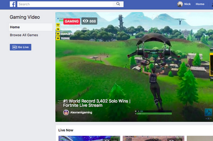 Facebook Gaming