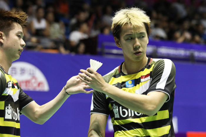 Dalam partai final Marcus/Kevin mengalahkan pasangan asal Jepang, Takeshi Kamura/Keigo Sonoda straight game dengan skor 21-15 dan 21-16. 