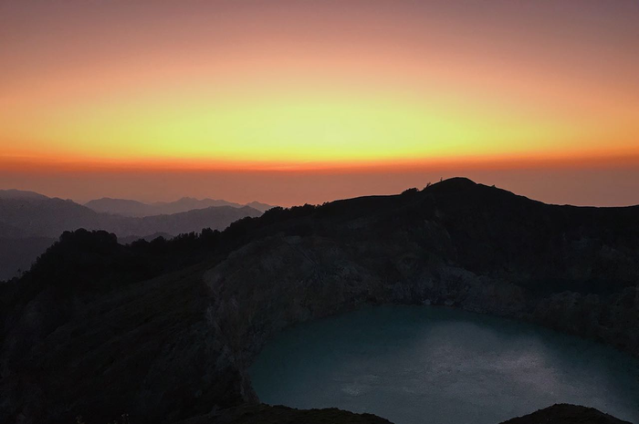 Keindahan danau Kelimutu di Flores, NTT