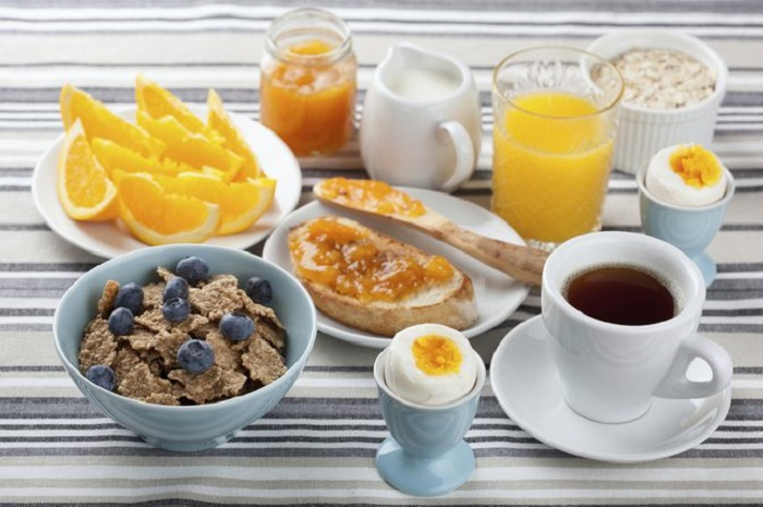 Diet breakfast menu