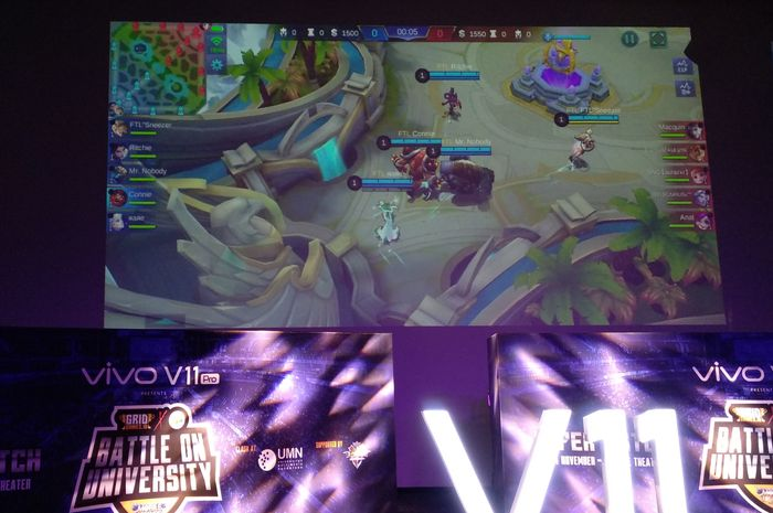Pertandingan Mobile Legends hari pertama Battle On University