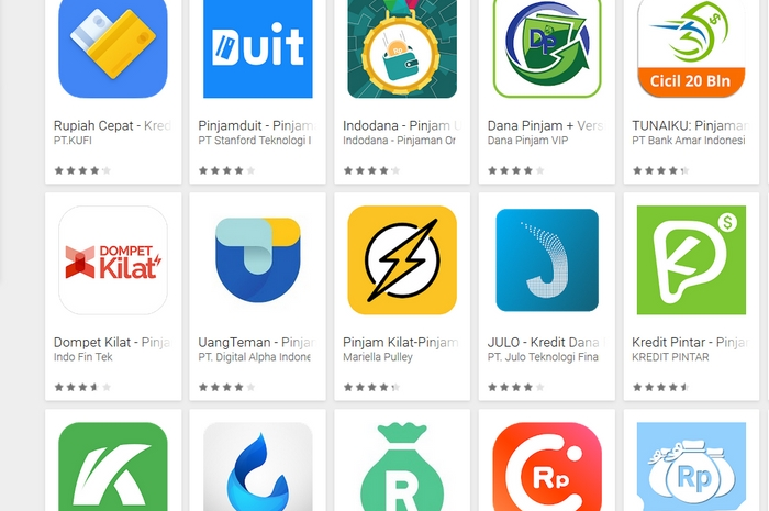 Aplikasi Pinjaman Online di Google Play