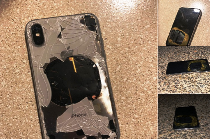 iPhone X meledak