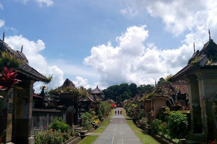 Rumah di Desa Penglipuran Bangli