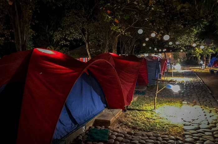 Camping ground di Tanjung Lesung.