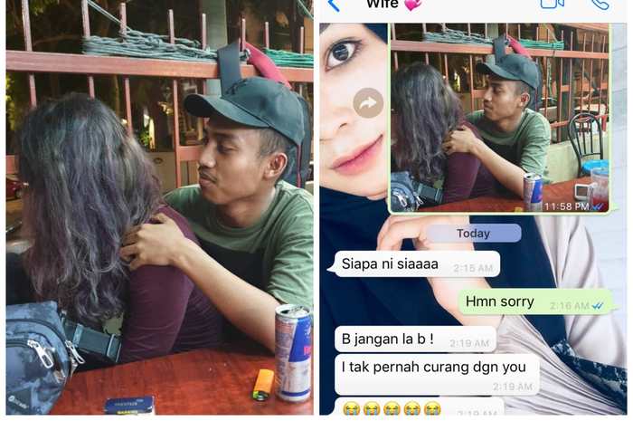 Pria Malaysia mengerjai istrinya dan berkahir dengan diblok di WhatsApp. 