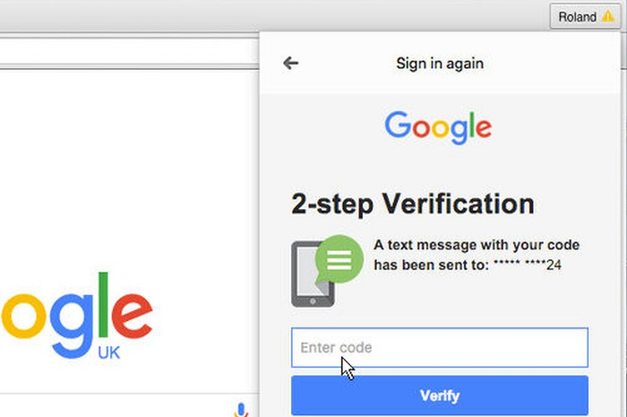 Google 2 Step Verification