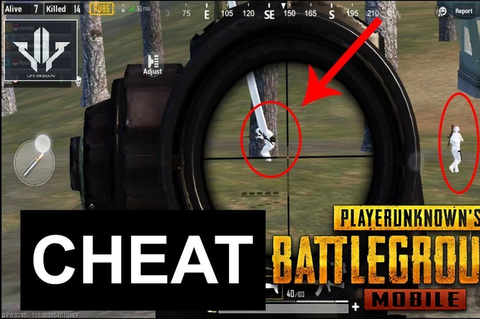 Cheaters di PUBG Mobile 