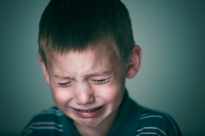 Ilustrasi anak nangis