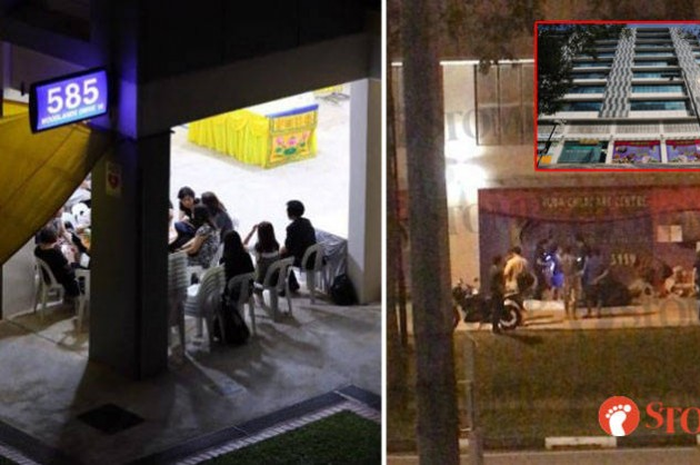Seorang anak laki-laki berusia lima tahun yang secara tidak sengaja terkunci di dalam unit kantor Woodlands Close milik orangtuanya.