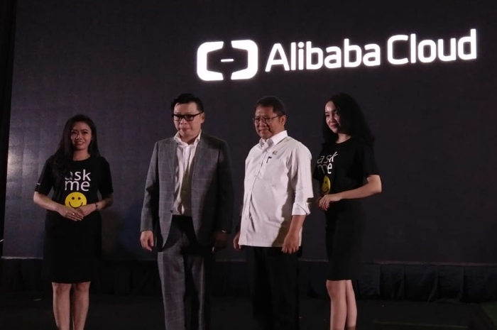 Peluncuran Alibaba Cloud oleh Rudiantara dan Leon Chen