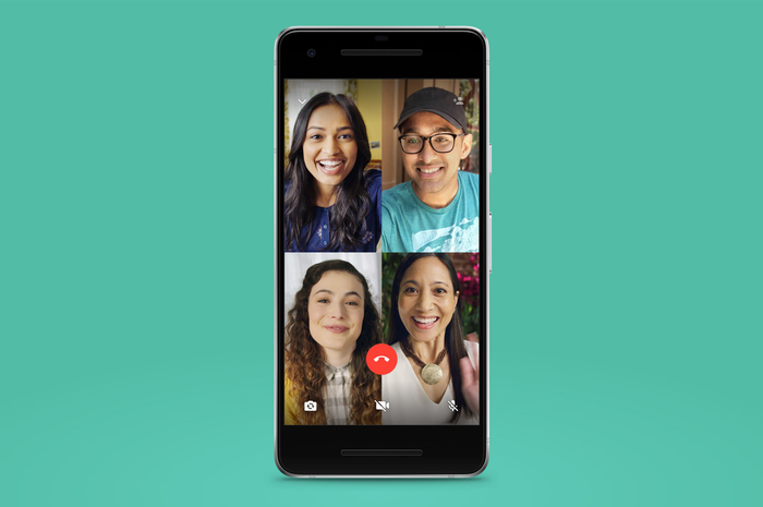 Ilustrasi WhatsApp Group Video Calls