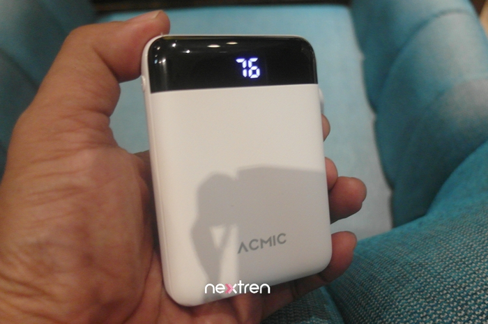 Powerbank ACMIC 10000mAh warna putih