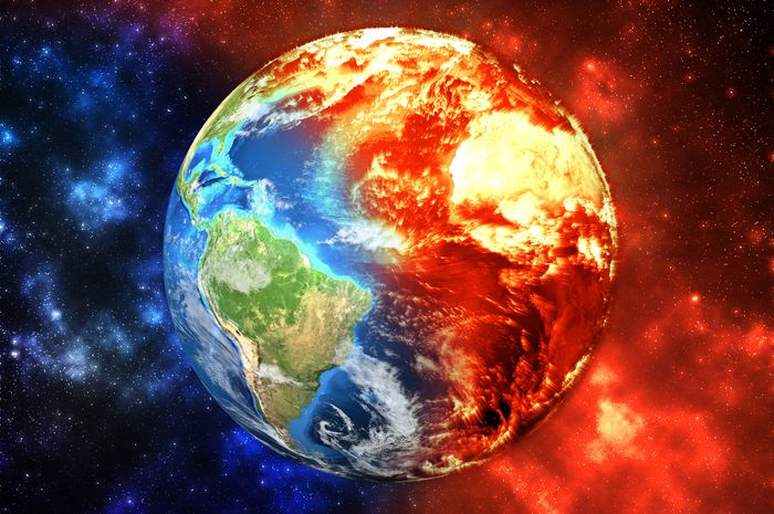Ilustrasi pemanasan global