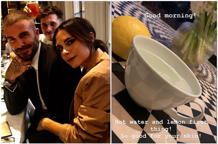 Kebiasaan Victoria Beckham mengonsumsi air lemon hangat membuat kulitnya cantik. Selain itu ada manfaat lain yang menakjubkan dari air lemon hangat.