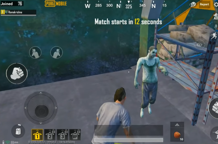 Cara mencari Zombie hidup di PUBG Mobile