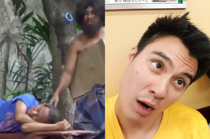 Baim Wong membuat video terbaru dimana ia berpura-pura menjadi orang gila.