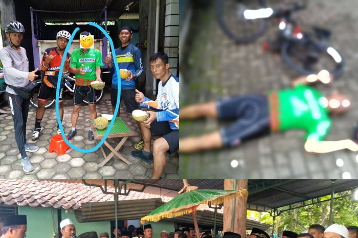Pesepeda ini tewas usai makan buah durian 