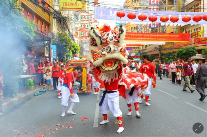 Ilustrasi Barongsai Liong