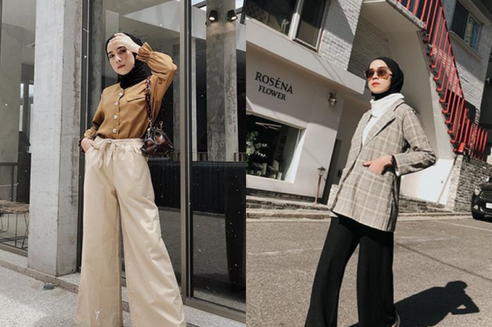 Celana warna netral untuk hijabers