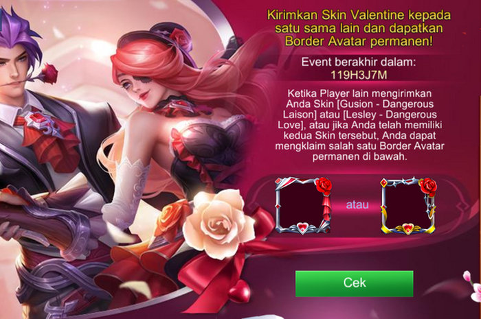 Mobile Legends Valentine events
