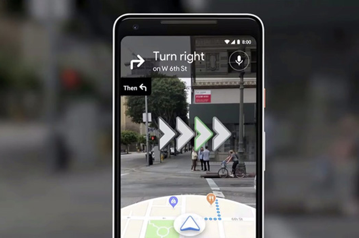 tampilan google maps