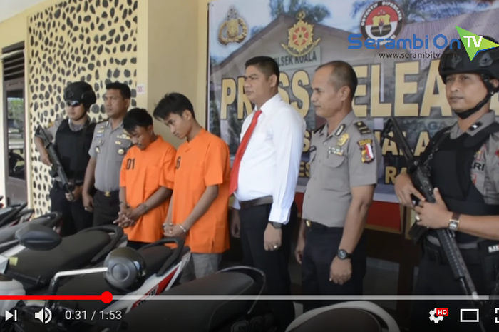 VIDEO - Polisi Ringkus Sindikat Curanmor Antar Kabupaten