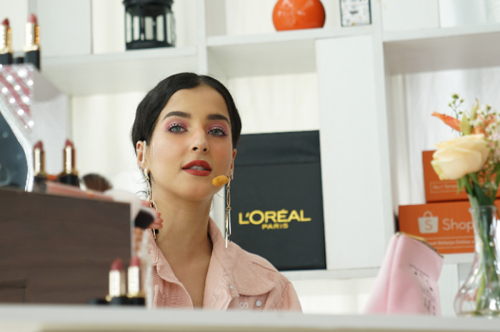 Tasya Farasya di acara BincangShopee Beauty Content Creation L'Oreal Paris x Tasya Farasya